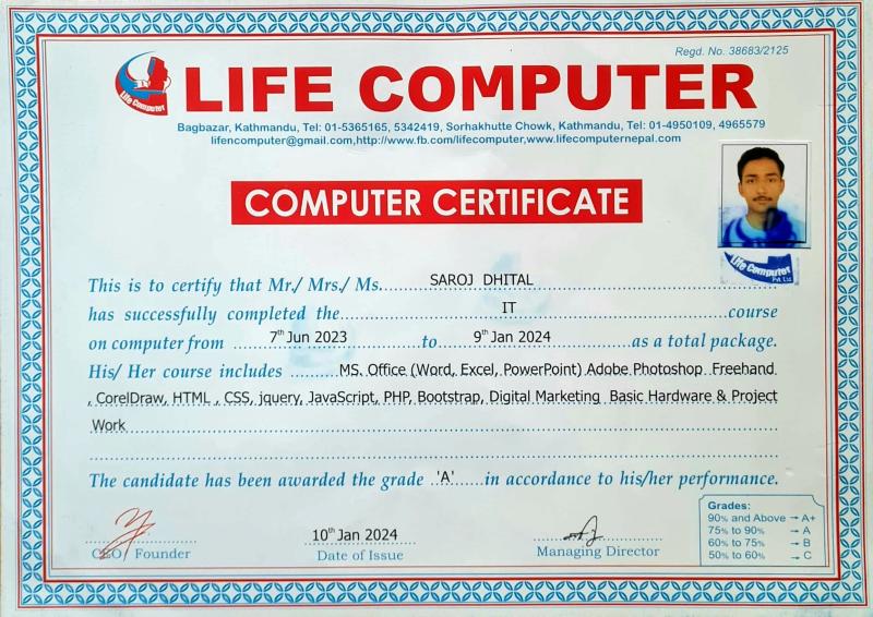 Computer Certificate in IT