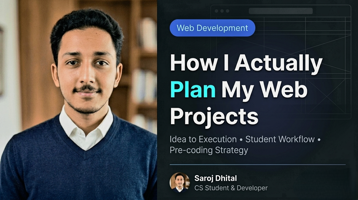 How I Actually Plan My Web Projects (Simple Student Workflow)