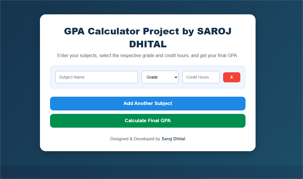 GPA Calculator