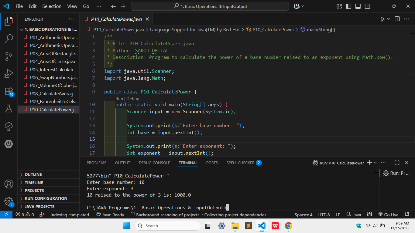 Java Programs Collection