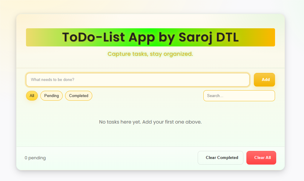 ToDo List App